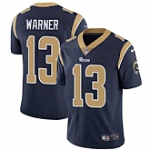 Nike Los Angeles Rams #13 Kurt Warner Navy Blue Team Color NFL Vapor Untouchable Limited Jersey,baseball caps,new era cap wholesale,wholesale hats